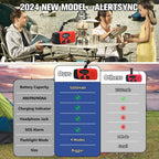 2000mAh Wind Up Solar Radio, Emergency Weather Radio,FM/AM Hand Crank Radio