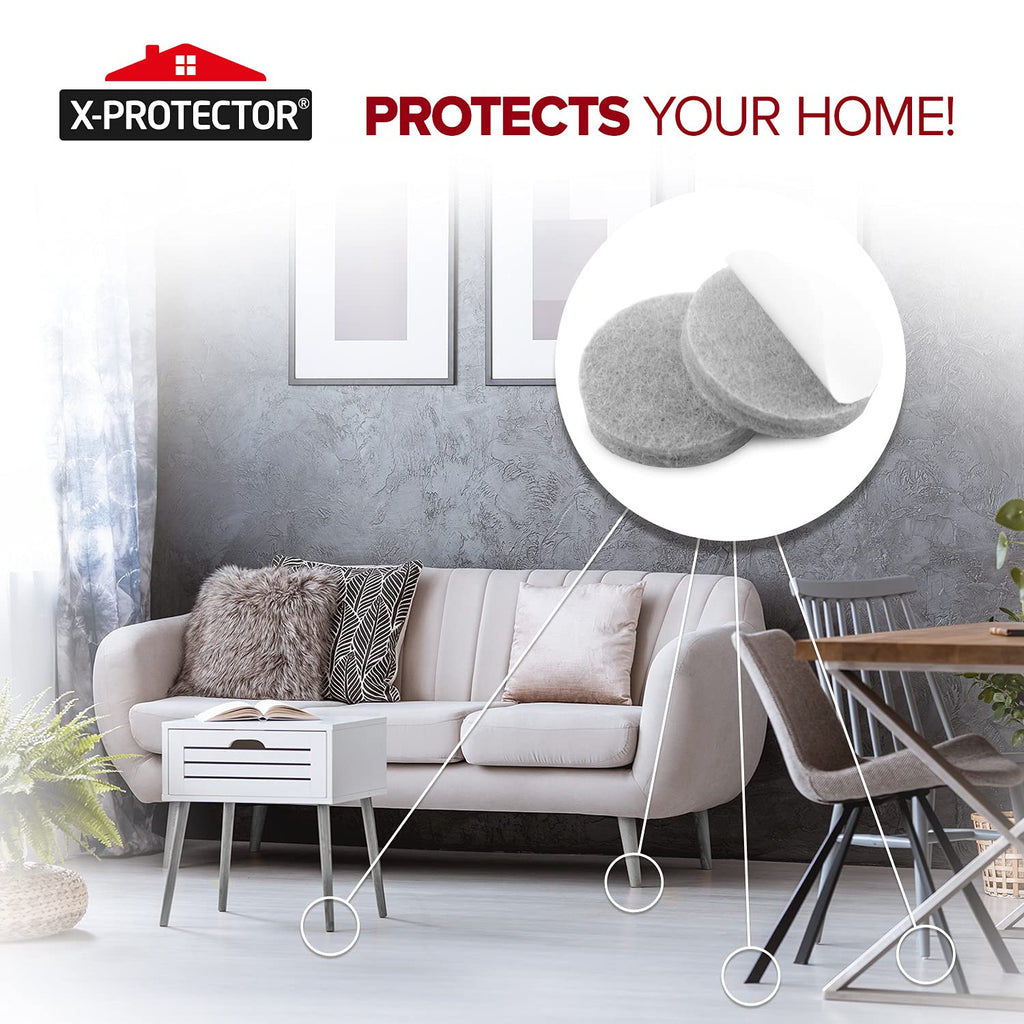 Felt Furniture Pads X-PROTECTOR 133 PCS Premium Furniture Pads - Felt Pads