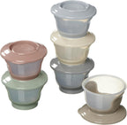 Vital Baby Store & Wean Baby Food Pots 60ml, 6 Pack | Leakproof, Stackable