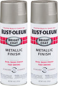 Rust-Oleum Stops Rust Bright Coat Metallic Spray Paint, Aluminum