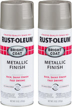 Rust-Oleum Stops Rust Bright Coat Metallic Spray Paint, Aluminum