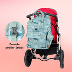 Dikaslon Baby Changing Bag Backpack, Large Nappy Back Pack Multifunction Baby Bags with Portable Changing Mat, Pacifier Holder, and Stroller Straps, for Mom and Dad