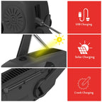 2000mAh Wind Up Solar Radio, Emergency Weather Radio,FM/AM Hand Crank Radio