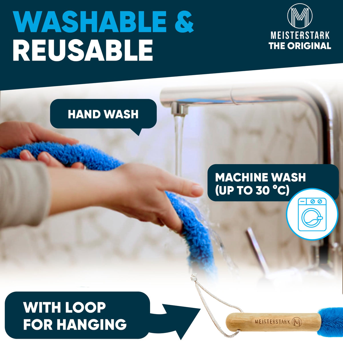 THE ORIGINAL Radiator Cleaner Brush 115cmI Long Radiator Brush for Cleaning