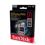 SanDisk 1TB Extreme PRO SDXC card, SD Card, V60 Memory card, 6K & 4K UHD, up to 280 MB/s, Shock, Temperature, Water and X-Ray Proof, RescuePro Deluxe data recovery software, UHS-II, Class 10, U3
