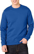 Amazon Essentials Men's Crew-Neck Fleece Sweatshirt with Ribbing (Available in Big and Tall)