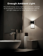 L LOHAS LED Night Lights Plug into Wall, Dimmable Night Light 2 Pack