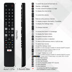 Samsung Universal TV Remote Control – Samsung TV Remote Replacement with Netflix, Prime Video, Rakuten Buttons for All S amsung LED QLED UHD 4K 8K Smart TVs