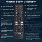 Replacement Voice Remote Control for Google Chromecast 4k Snow Streaming Media Player,Remote for Chromecast with Google TV HD/4K,Voice Remote Controls Replacement(Remote Control Only)