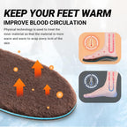 VALSOLE Thick Warm Wool Insoles for Men Women,Orthotic Insole,Arch SupportFor Insole,Plantar FasciitisInsole,for OverPronation,Flat Feet,Metatarsalgia,Heel Pain,Fleece Thermal Insoles(4-23cm,Brown)