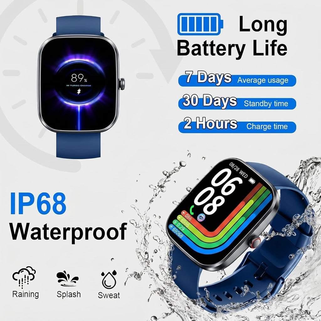 Motast Smart Watch, Fitness Tracker 1.69'' HD for Men Women
