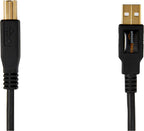 Amazon Basics USB Printer Cable, USB-A to USB-B 2.0, 1.8 m, Black