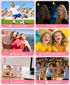 Digital Camera, 1080P FHD Vlogging Camera 50MP Compact Portable Photo Camera with 2.4" Screen, 16X Digital Zoom Mini Small Pocket Camera for Kids Students with 1 Battery, 16GB Card (Pink)
