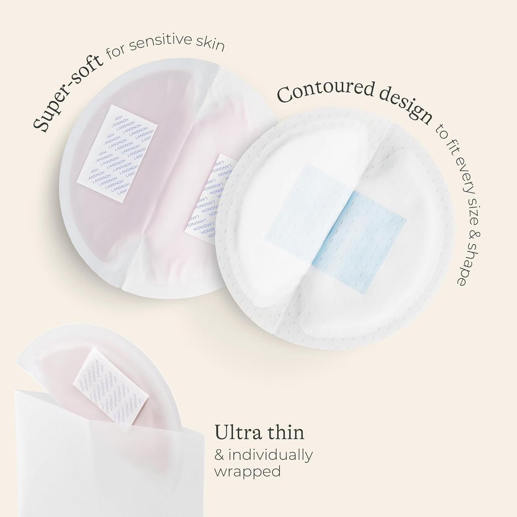 Lansinoh Disposable Breast Pads - Leakproof & Ultra Thin - 100 Pack