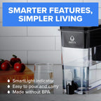 Brita X-Large 27 Cup Water Dispenser, Includes 1 Filter, Black