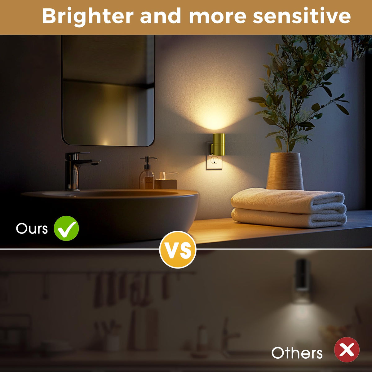 L LOHAS LED Night Light Plug in, Night Lights Plug into Wall, Soft White