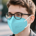 LEMENT 50pcs KN95 Face Mask Black 5-Layer Filter≥95% Cup Dust Safety Masks