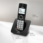 VTech EA5001 DECT Cordless Phone with Nuisance Call Blocker,Easy-to-Read Backlit Display,Landline Phone with 18 Hours Talk-time,Volume Booster,Handsfree Speakerphone,Speed Dial,2-Handset