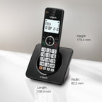 VTech EA5001 DECT Cordless Phone with Nuisance Call Blocker,Easy-to-Read Backlit Display,Landline Phone with 18 Hours Talk-time,Volume Booster,Handsfree Speakerphone,Speed Dial,2-Handset