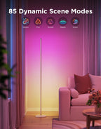 Govee RGBIC Floor Lamp Basic, 1000lm LED Corner Lamp, Black