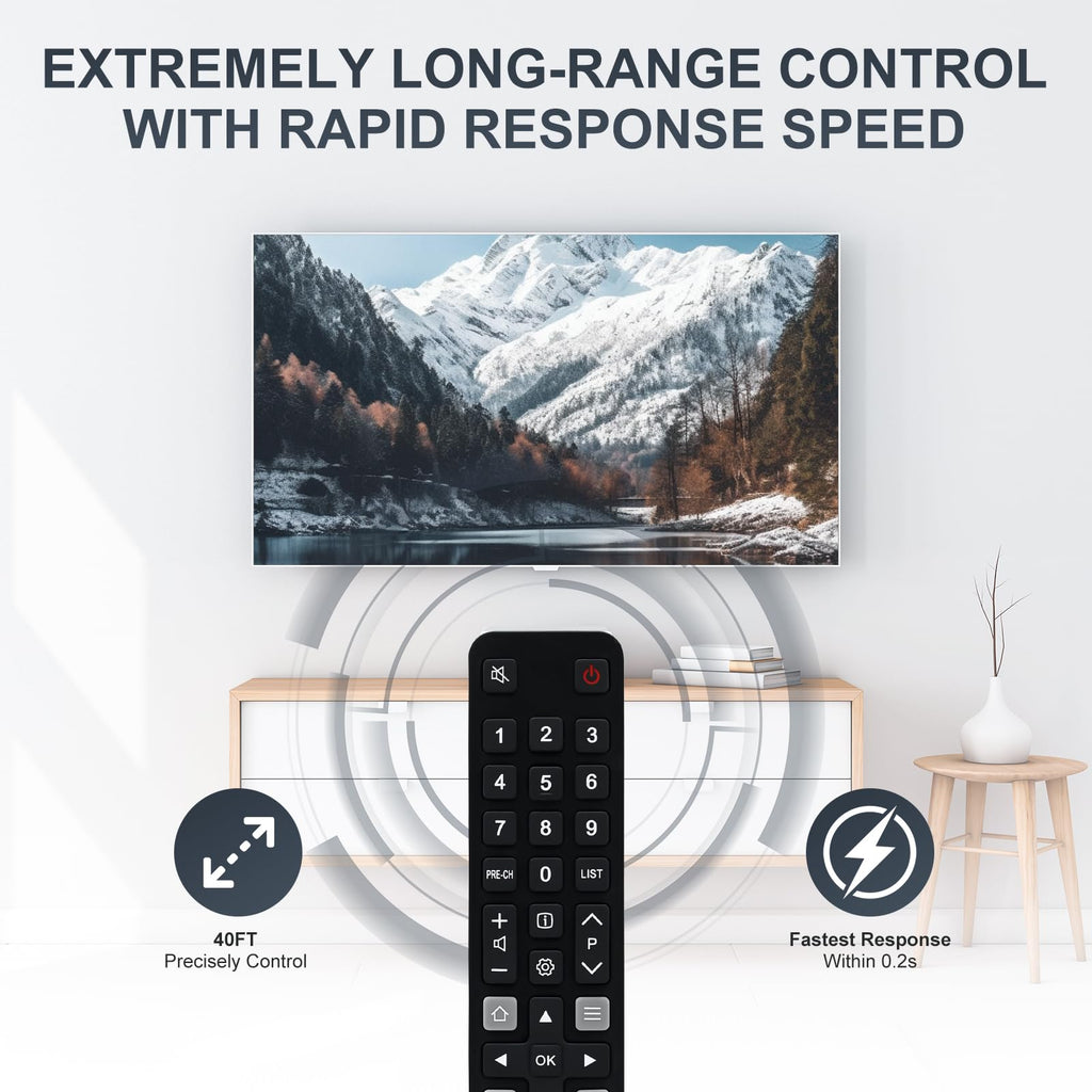 Samsung Universal TV Remote Control – Samsung TV Remote Replacement with Netflix, Prime Video, Rakuten Buttons for All S amsung LED QLED UHD 4K 8K Smart TVs