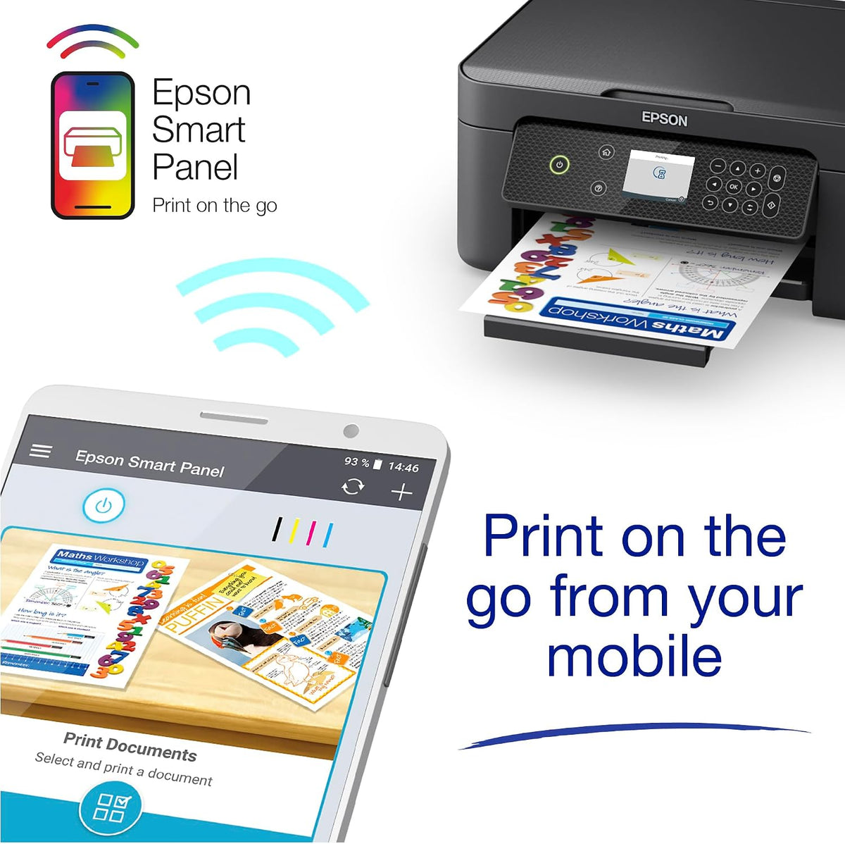 Epson Expression Home XP-4200 3-in-1 Ink Multifunction Printer, Scanner, Copier, WiFi, 1440dpi, Duplex, 2.4 Inch Display, DIN A4, incl. 3 Months Readyprint Flex Trial