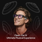 OhO Open Ear Smart Glasses, UV400 Z87.1 Lightweight Bluetooth Sunglasses