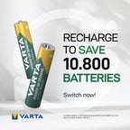 VARTA Batteries AAA, rechargeable, Pack of 16, Power on Demand, 1000 mAh