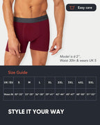 FM London 7-Pack Mens Boxers, Cotton Rich, Soft & Stretchy Mens Underwear