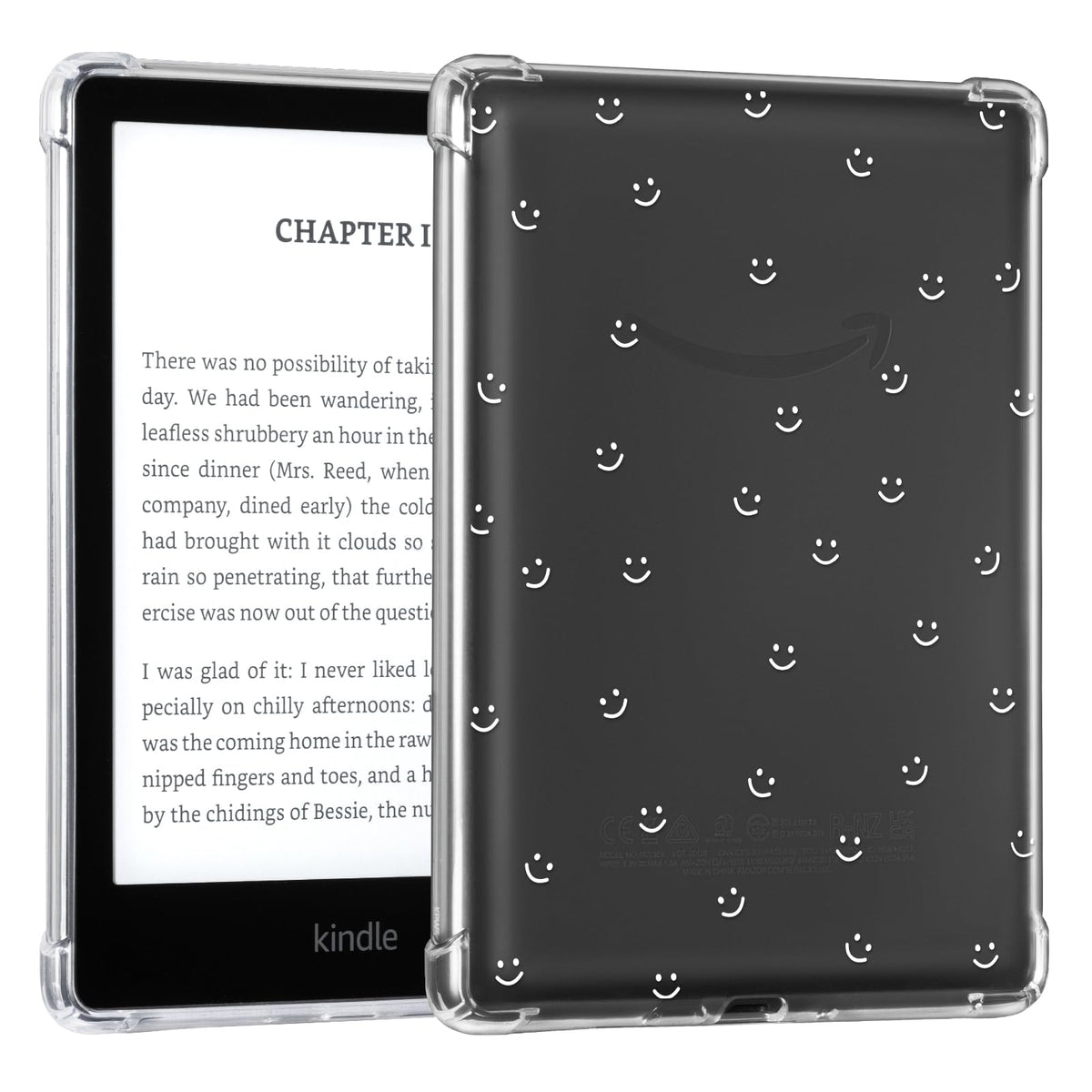 CoBak Clear Case for 6" Kindle 11th Generation 2024 and 2022 - Ultra-Slim Soft TPU Transparent Cover with Hand Strap, Lightweight & Durable Protection, Rose Gold