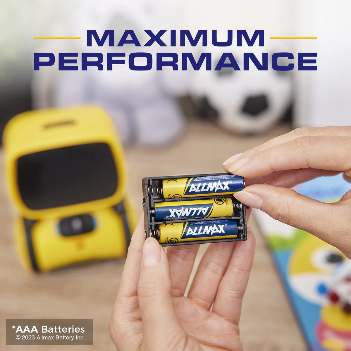 Allmax AAA (LR03) Maximum Power Alkaline Batteries (100 Count) – 1.5V
