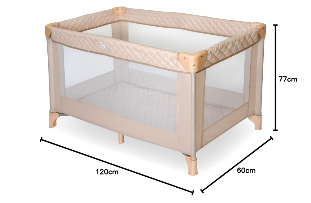 My Babiie MBTC1 Travel Cot from Birth to 15kg - Blush Pink