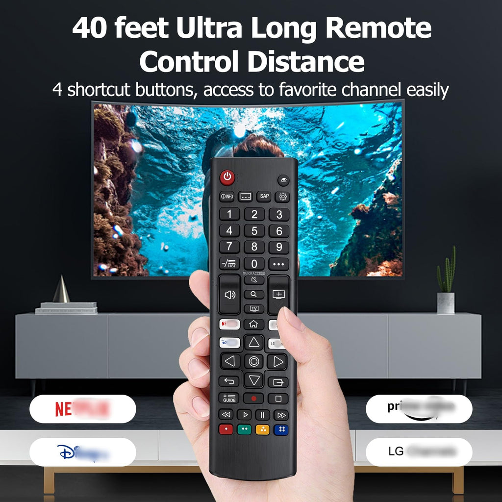 Samsung Universal TV Remote Control – Samsung TV Remote Replacement with Netflix, Prime Video, Rakuten Buttons for All S amsung LED QLED UHD 4K 8K Smart TVs