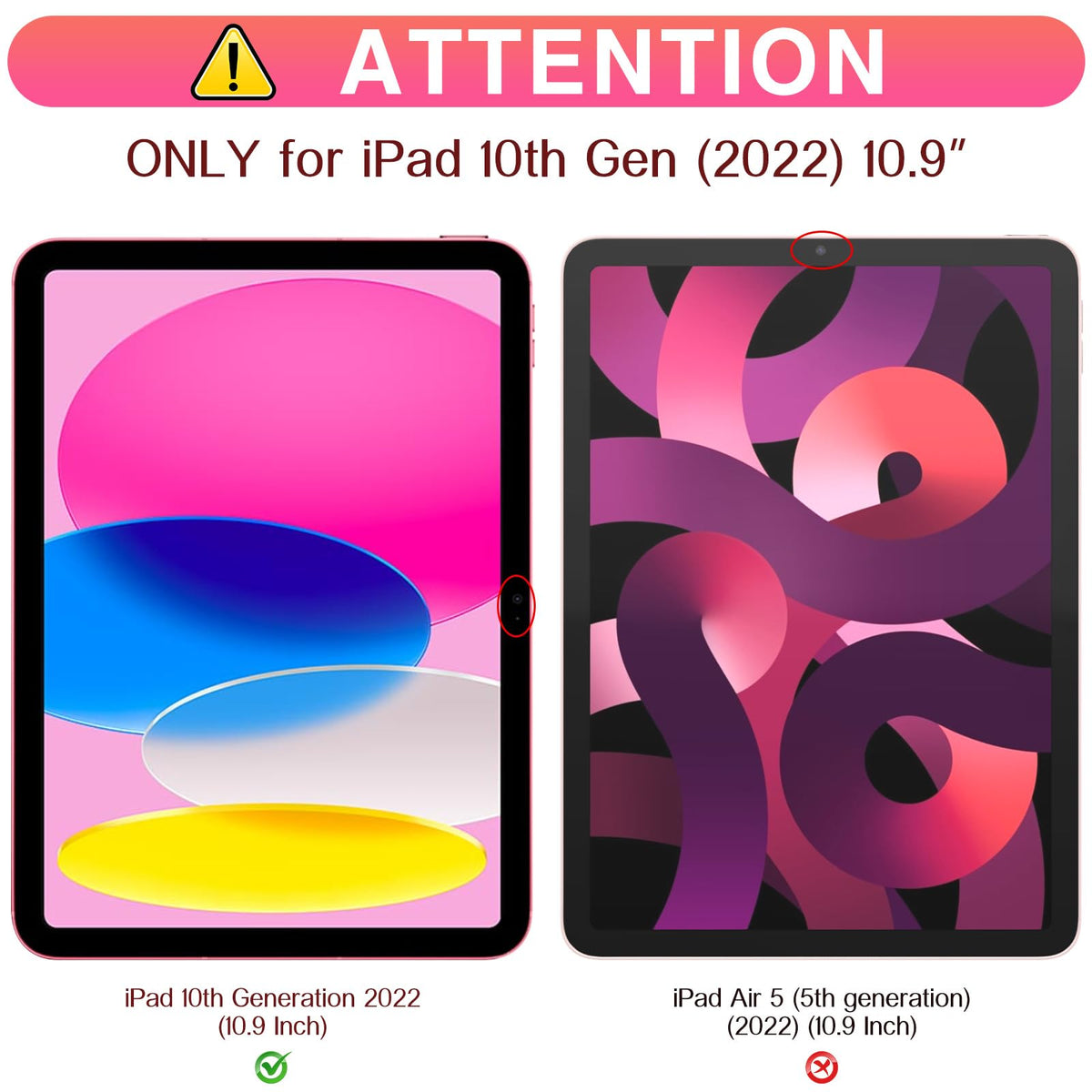 Screen Protector for iPad 9.7 (iPad 6th/5th Gen, 2018/2017), 3-Pack