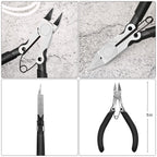 BOENFU Wire Cutters Heavy Duty Snips Flush Cut Side Cutters Pliers