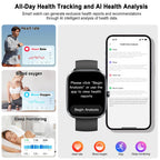 AI Smart Watch with ChatGPT, 1.91" Bluetooth 5.4 Call Smartwatch Men Women