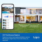 Tapo TC82 2K Battery Outdoor Security Camera Wireless