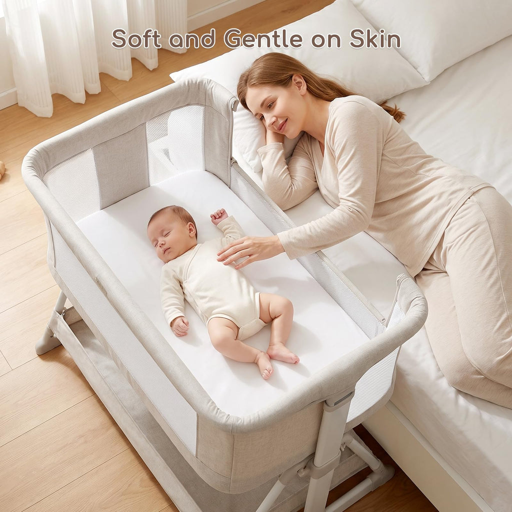Next to Me Crib Sheets 83x50 cm Fitted 2 Pack Bedside Crib Sheets