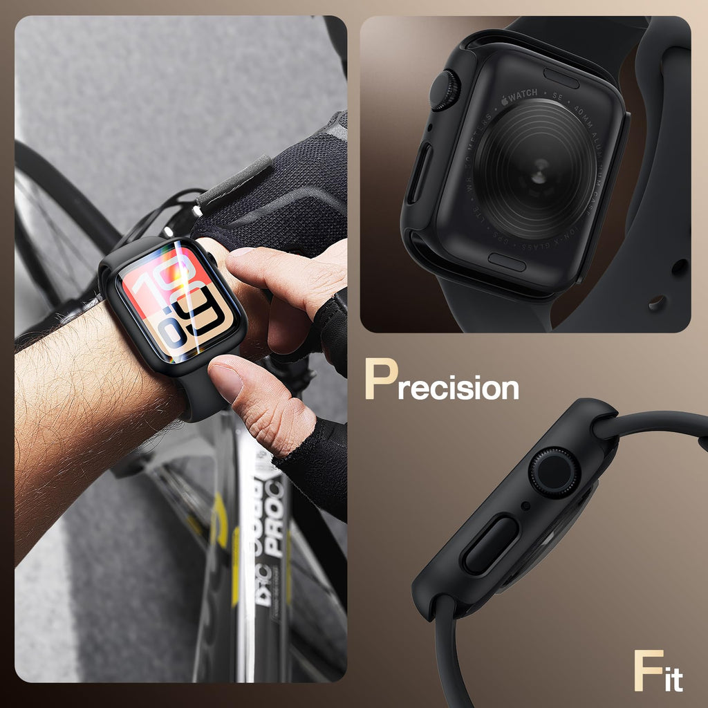LK 6 Pack Screen Protector for Apple Watch Series 9 8 7 41mm/Series SE 6 5 4 40mm, Screen Protector Compatible for Apple Watch 40/41mm, High Definition, Bubble Free, Clear Flexible TPU Film