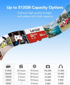Lexar 32GB Micro SD Card E Series, microSDHC UHS-I Flash Memory Card with Adapter - Up to 100MB/s, A1, U1, Class10, V10, High Speed TF Card