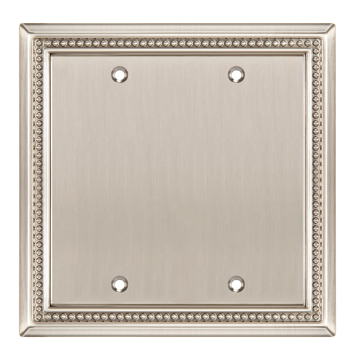 Sunken Pearls Heavy-Duty 4 Toggle Light Switch Plate, Antique Brass, 1 Pack