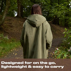OHS Adults Drying Robe, Gifts for Women Outdoor Water-Resistant Changing Robe Womens Jacket Comfy Sherpa Privacy Robes for Women Men, Stay Dry Swimming Camping Drying Robes - S/M, L/XL