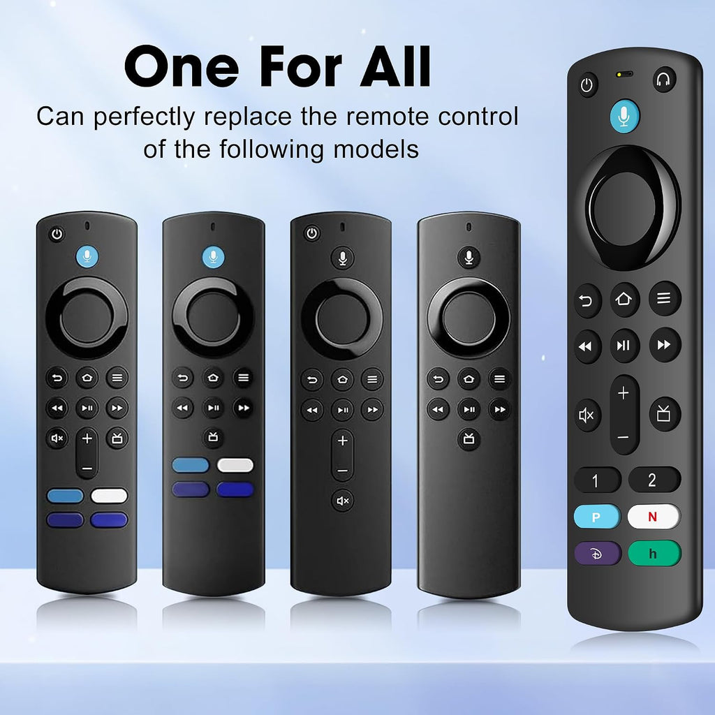 Replacement Remote with Voice for TV-Fire Stick/Cube/Insignia-Toshiba TV, 3rd Gen AMZ Fir‘eSmart Series TVs, TV Stick 4K/Max/4K/Lite/HD,Compatible with partial TCL/Pioneer/Hisense Series TVs