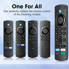 Replacement Remote with Voice for TV-Fire Stick/Cube/Insignia-Toshiba TV, 3rd Gen AMZ Fir‘eSmart Series TVs, TV Stick 4K/Max/4K/Lite/HD,Compatible with partial TCL/Pioneer/Hisense Series TVs