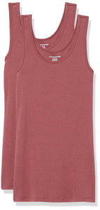 Amazon Essentials Women's Slim-Fit Vest, Pack of 2
