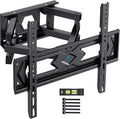 PERLESMITH TV Wall Bracket, Swivel Tilt Wall Mount for 26-70 Inch Flat & Curved TVs up to 45kg, Max. VESA 400x400mm