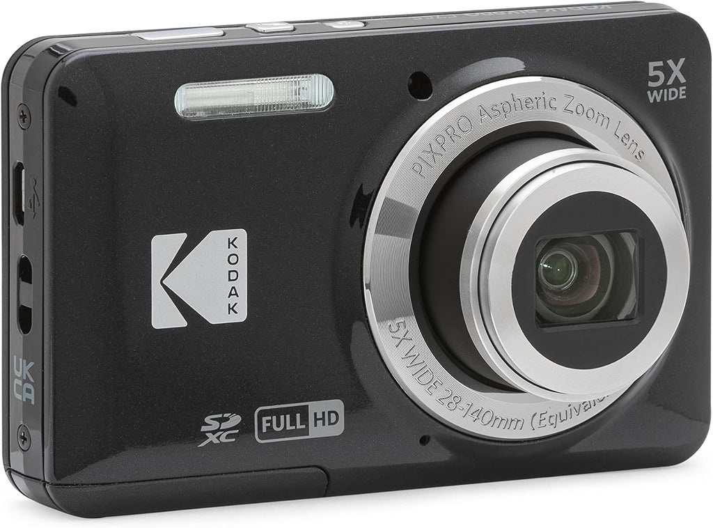 Kodak PIXPRO FZ55 16MP 5x Zoom Compact Camera - Black