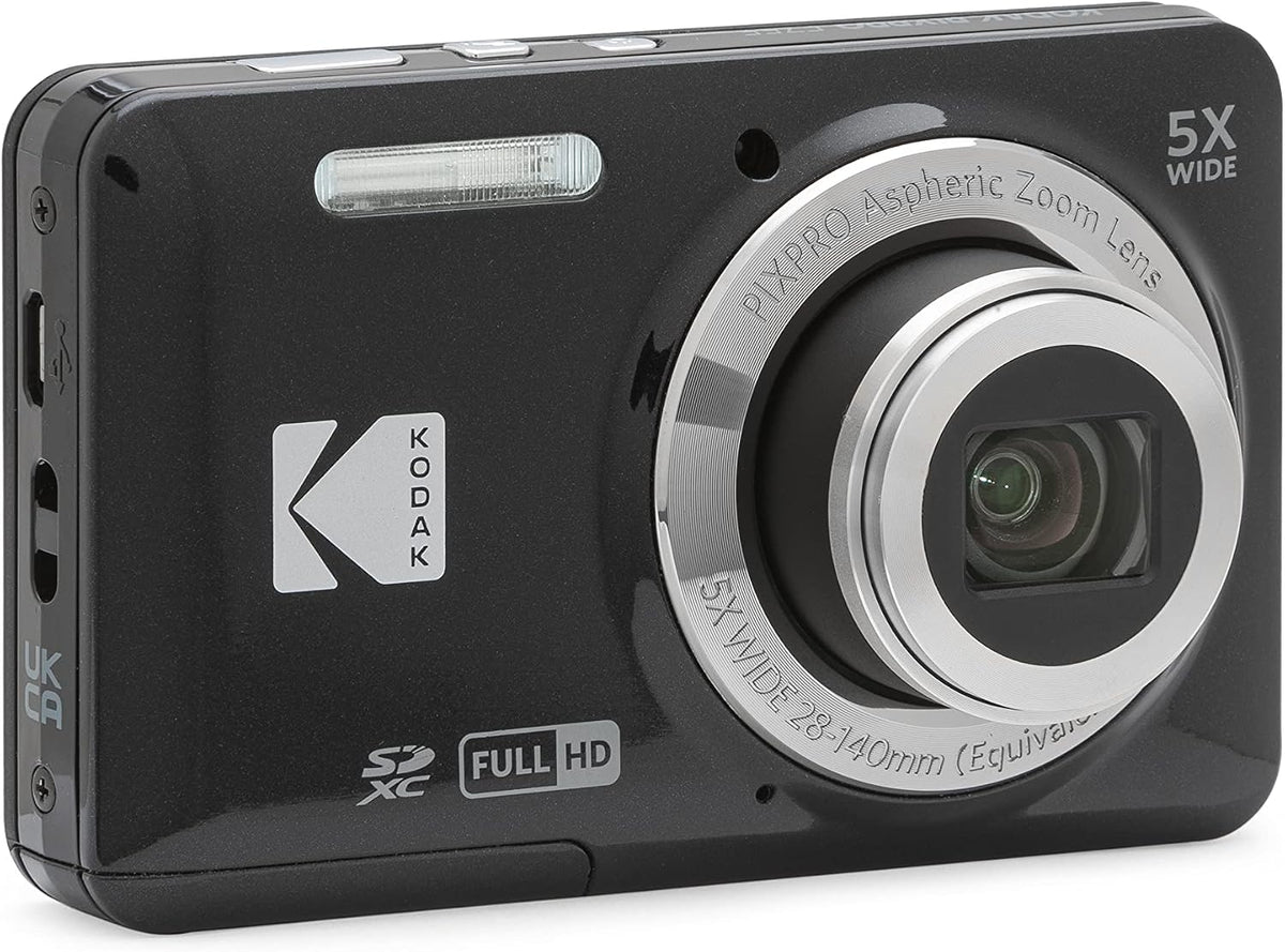 Kodak PIXPRO FZ55 16MP 5x Zoom Compact Camera - Black