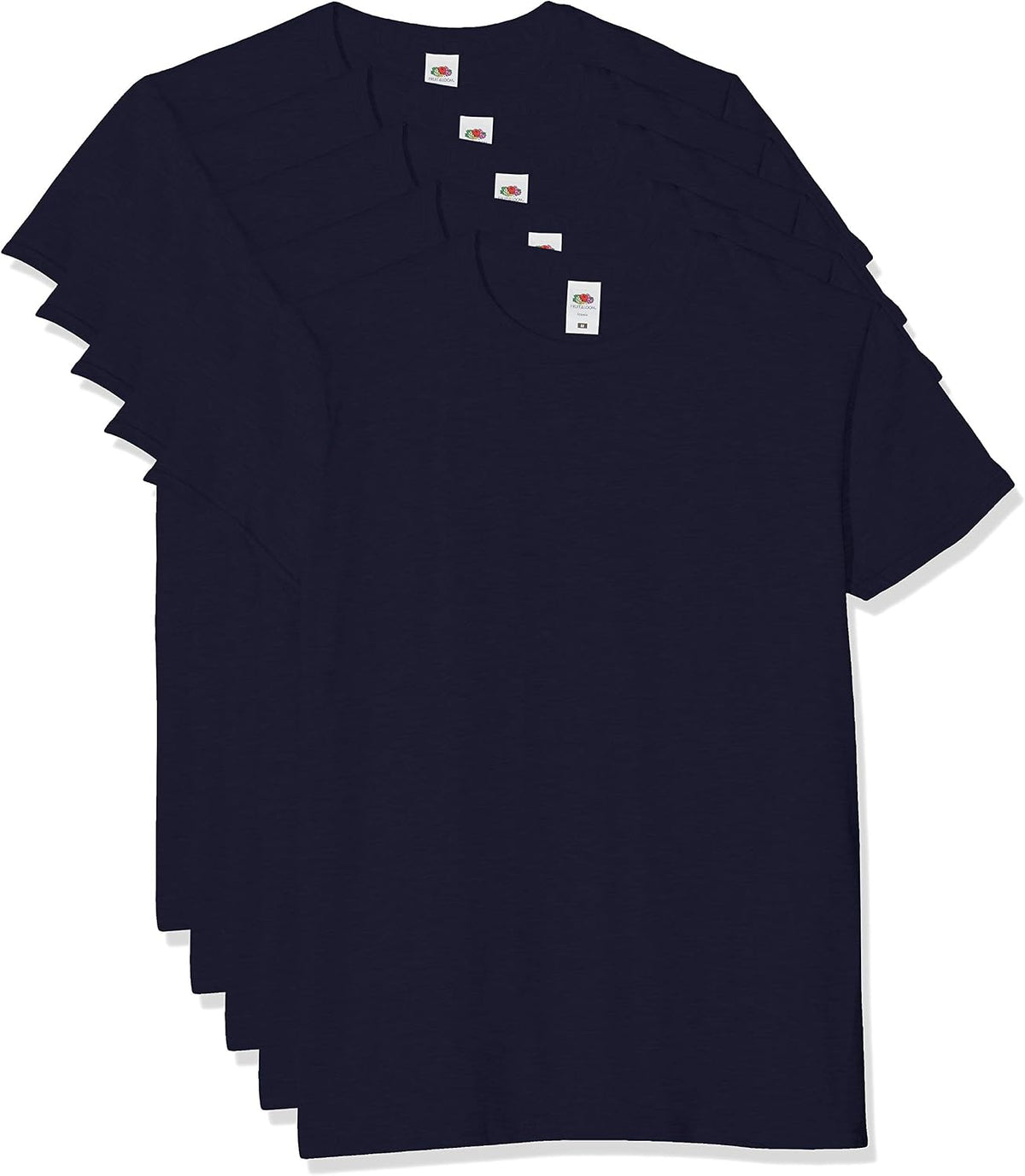Fruit of the Loom Men's T-Shirt Iconic Tee, Lightweight Ringspun Tee, 5 Pack