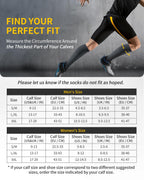 CAMBIVO Compression Socks for Women & Men 2 Pairs, Travel Flight Socks